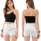 Women's Crop 3-Pack Washed Seamless Rib-Knit Camisole Crop Tank Tops