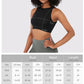 Women's Crop 3-Pack Washed Seamless Rib-Knit Camisole Crop Tank Tops
