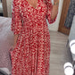 🔥Hot Sale - 49% OFF🔥Bohemian Casual Print V-neck Long Dress