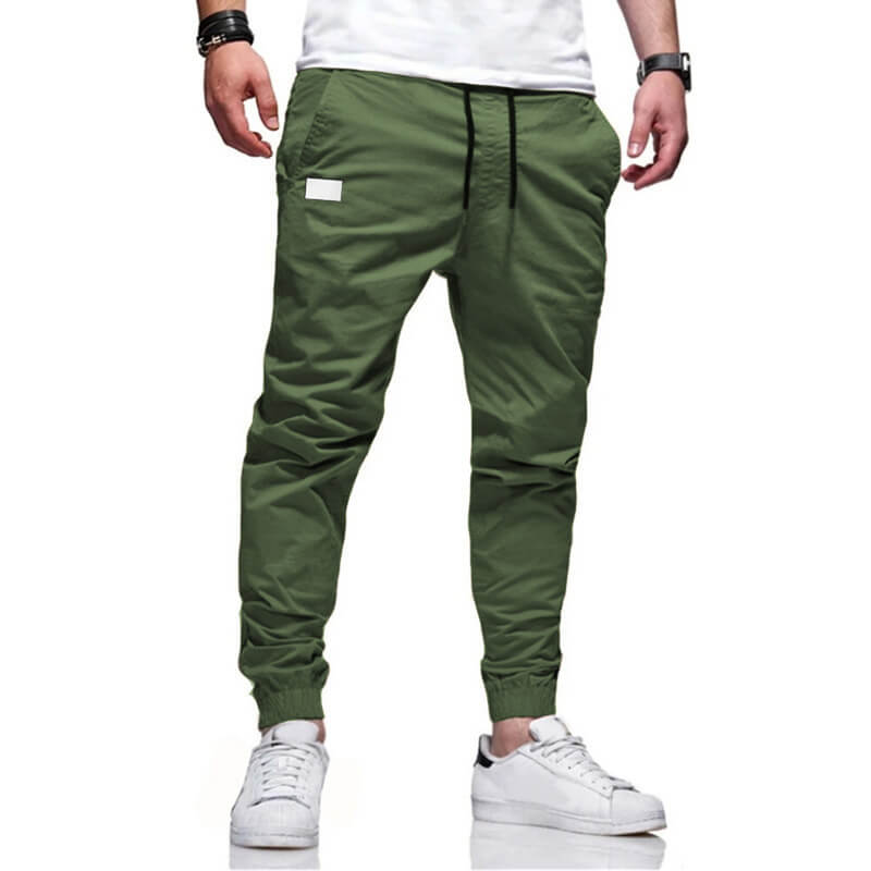 Men's Causal Joggers Drawstring Elastic Pants