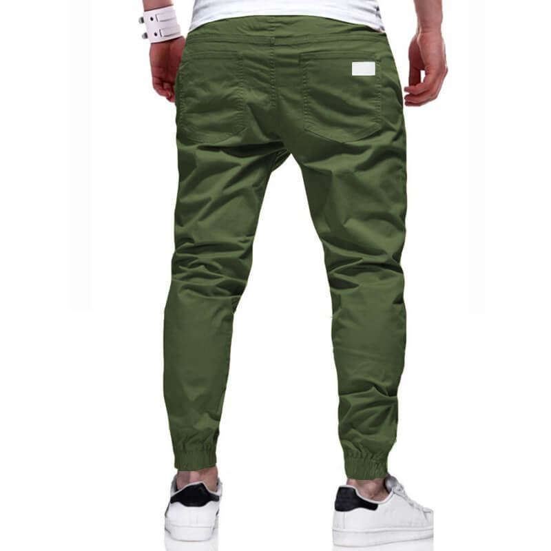 Men's Causal Joggers Drawstring Elastic Pants