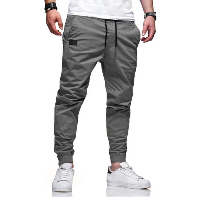 Men's Causal Joggers Drawstring Elastic Pants