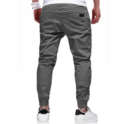 Men's Causal Joggers Drawstring Elastic Pants