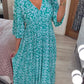 🔥Hot Sale - 49% OFF🔥Bohemian Casual Print V-neck Long Dress
