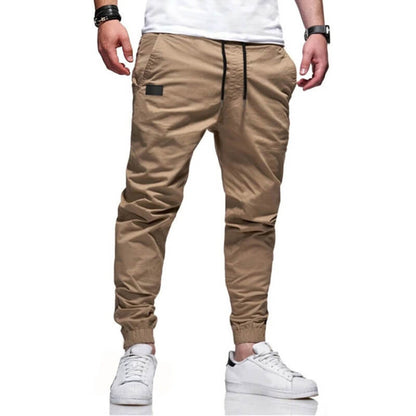 Men's Causal Joggers Drawstring Elastic Pants