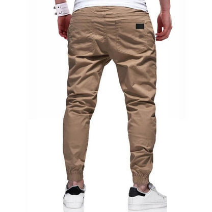 Men's Causal Joggers Drawstring Elastic Pants