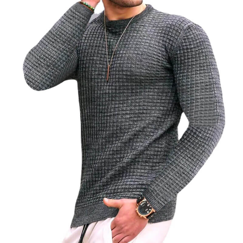 MEN'S T SHIRT PLAIN CREW NECK DAILY WEAR