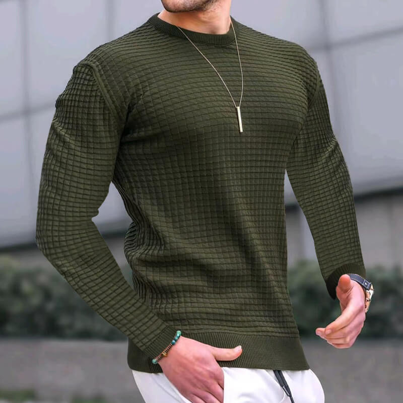 MEN'S T SHIRT PLAIN CREW NECK DAILY WEAR