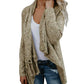 Women's Tassel Hem Sweater Long Cardigan Knitwer Pullover Poncho Coat