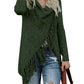 Women's Tassel Hem Sweater Long Cardigan Knitwer Pullover Poncho Coat
