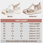 Women’s Hollow Wedge-heel Leather Sandals
