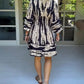 🔥HOT SALE 40% OFF🔥V Neck Three Quarter Sleeve Dress