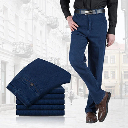 ✨2 Pcs Get 10%OFF Extra & Free Shipping✨Men's High Waist Straight Cut Jeans