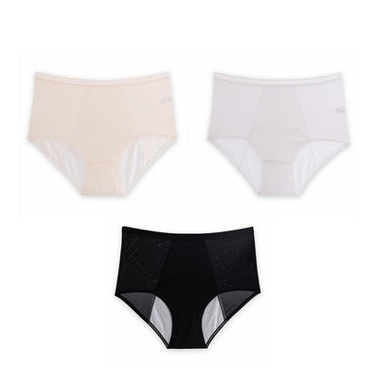 🔥Hot Sale🔥High Waist Leak Proof Ice Silk Panties Plus Size