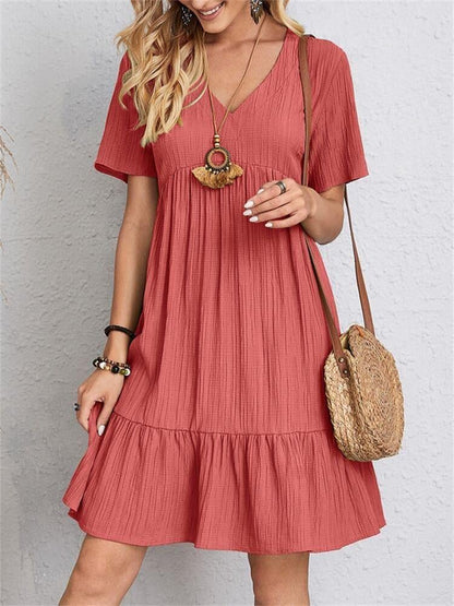 💃Loose casual tie waist flowy dress👚Buy 2 Free Shipping & 20% OFF Extra