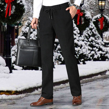 Nice Gift! Men's Thickened Elastic Waist Corduroy Pants