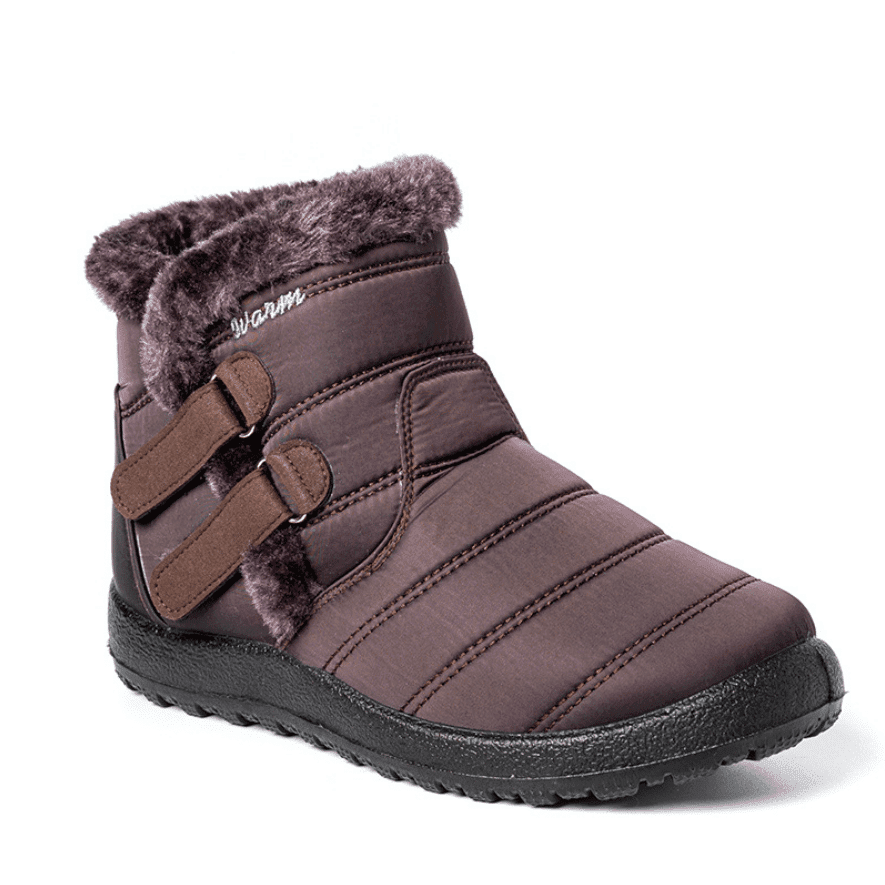 Womens Waterproof Snow Boots Winter Shoes With Warm Plush Fleece Lined Ankle Booties