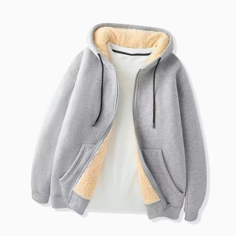 🎊Christmas Pre-sale - 46% Off🎊-Men’s Thickened Faux Cashmere Hoodie Cardigan