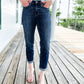 🔥Hot Sale $36.99🔥Tummy Control Cuffed Slim Fit Jeans（49% OFF）