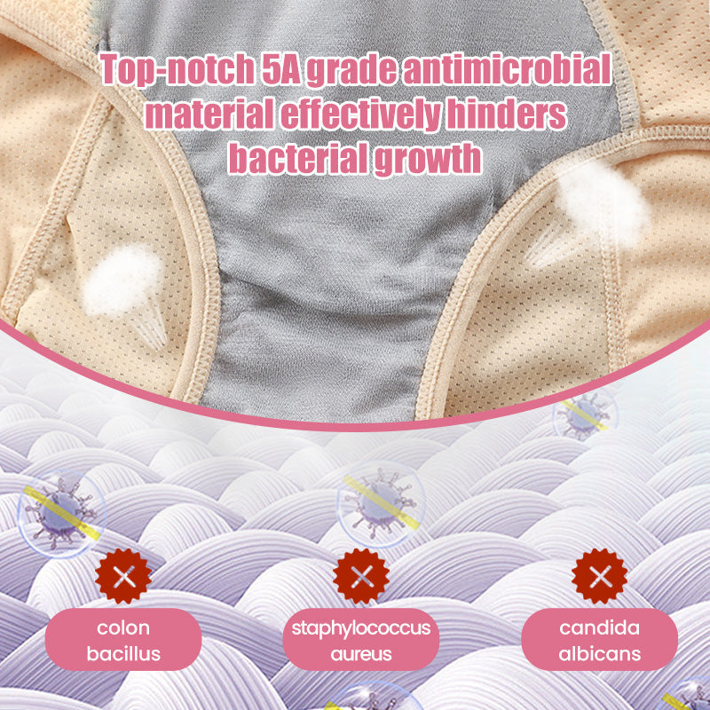 Women's High Waist Leak Proof Panties for Menstruation whatyam