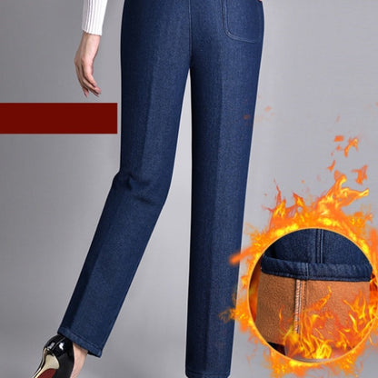 ✨2 Pcs Get 10%OFF Extra & Free Shipping✨Women's Side-Pocket Full Elastic Waist Jeans