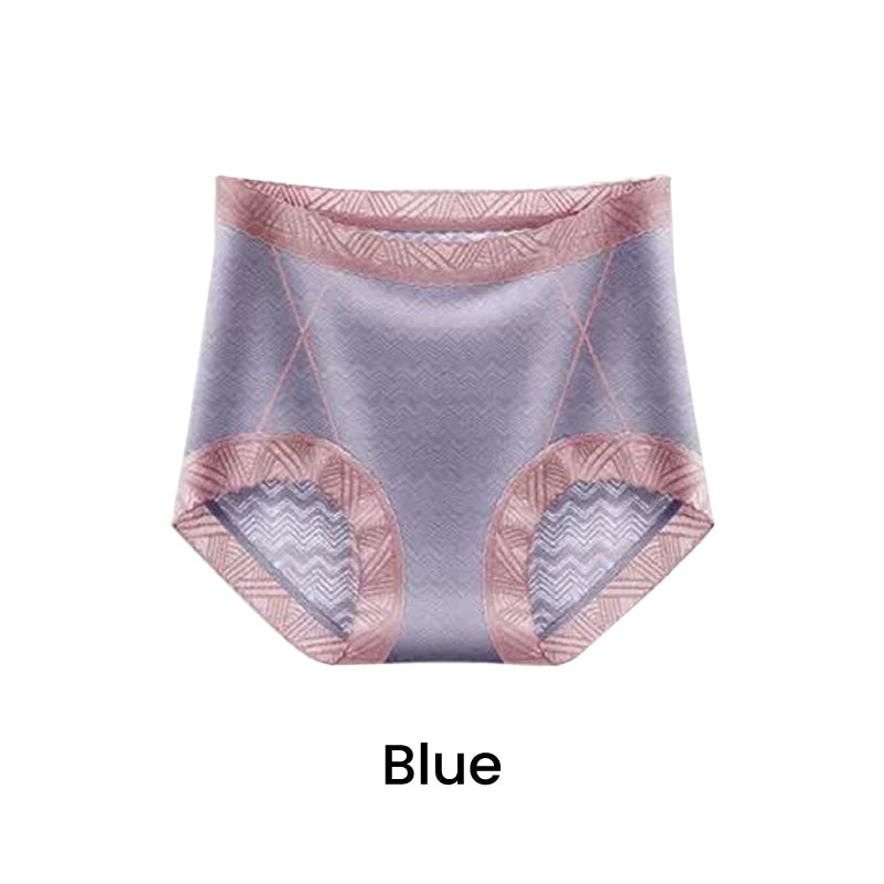 🌸Women's Plus Size Lace High Waist Soft Elastic Panties